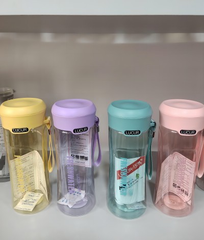 LK-2187-600ml乐客维畅太空杯便携手提茶漏高颜值简约水杯 60个/件六A5-3-2