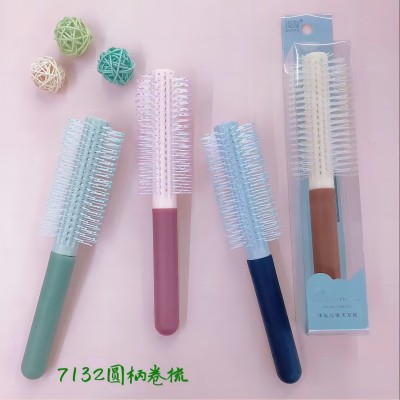 7132-47圆柄卷发按摩梳美发造型梳 24/盒A5-1-3
