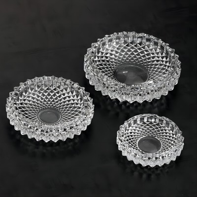 BXYG27玻璃烟灰缸办公室家用创意个性水晶烟缸 24个/箱六B40-4-3