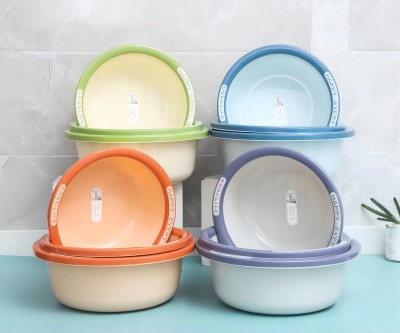 CX-7103大号加厚洗脸盆圆形塑料盆子家用厨房洗菜盆洗脚洗衣盆 60个/箱六B29-3-1