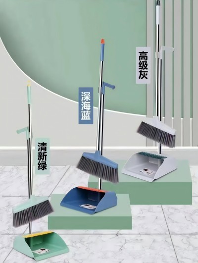 8011扫把簸箕套装组合家用软毛加厚款扫把套装两件套 40/箱八B6-3-3