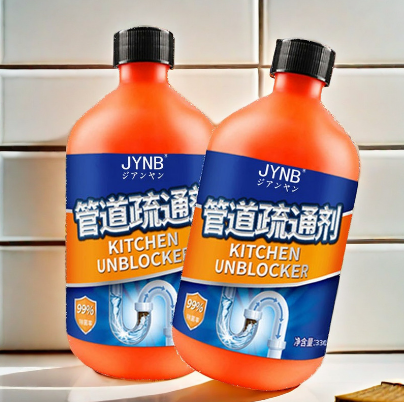 管道疏通剂强力除臭溶解厕所马桶地漏厨房毛发堵塞下水道疏通神器60/箱六B10-2-1