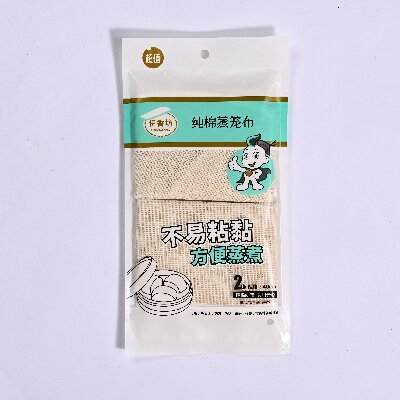 YX-307号2片纯棉纱包边蒸笼布加密不粘油笼屉布蒸笼布200/件六B15-1-4