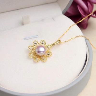 新款珍珠项链钛钢不掉色饰品女百搭锁骨链合金吊坠