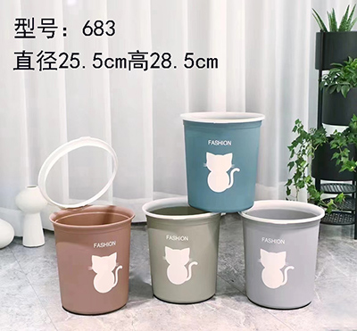 CX-683带压圈家用垃圾桶大容量加厚纸篓60/箱B30-1-1