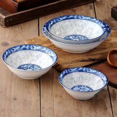 60/件（优级）7寸甄古碗陶瓷碗家用餐具汤碗面碗-003六B8-3-1