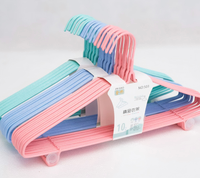 JQ-503衣架家用挂钩晾衣服架防滑挂衣架子衣撑无痕凉晒衣架 44/箱六B18-1-1