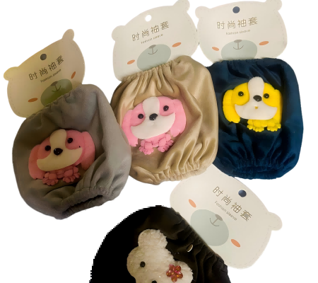 （款式随机）韩版儿童袖套女防污脏秋冬季小短款套袖八B34-1-3 B29-1-2