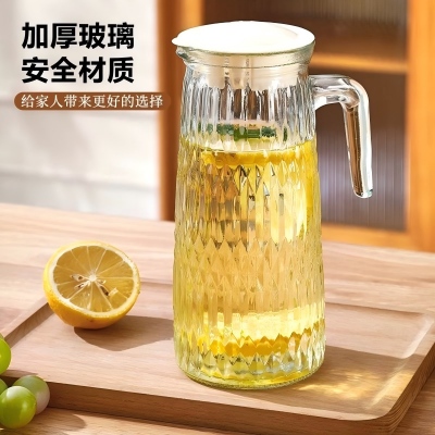 101872冷水壶玻璃水壶ins风家用果汁果茶壶 48/件六B11-2-1
