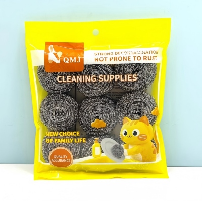 QMJ-2689九个装钢丝球清洁组合 200/件六B10-3-3