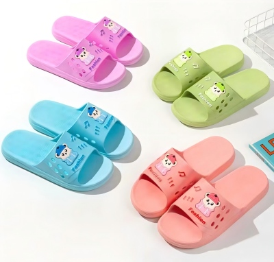 B39春秋季平底防滑休闲内外穿厚底坡跟百搭凉拖鞋 80/件