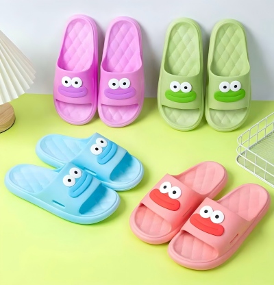 D19-9春秋季平底防滑休闲内外穿厚底坡跟百搭凉拖鞋 80/件