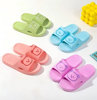 D35春秋季平底防滑休闲内外穿厚底坡跟百搭凉拖鞋 80/件