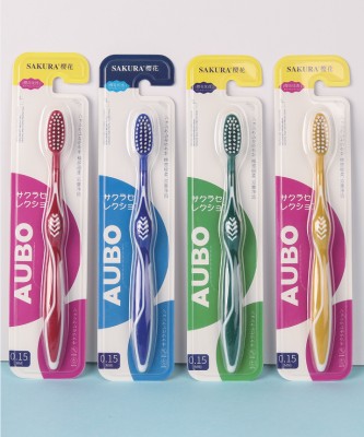 樱花净护腔双效洁净牙刷A-656 300箱30支