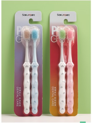 樱花超柔炫彩牙刷A-622 180/箱36支