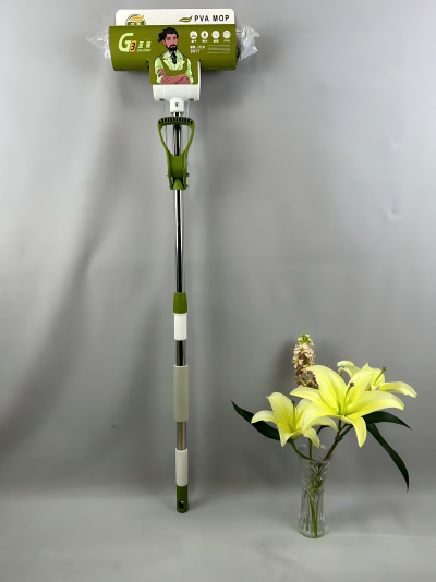 9017-27胶棉滚轮拖把新款耐用海绵吸水拖把家用免手洗36/件八一号ZBJ4-2-1