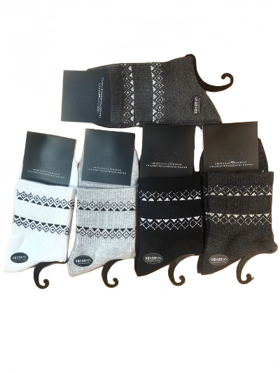 4号热销新品男款秋冬休闲中筒袜 吸汗防臭透气百搭耐磨运动商务袜八B29-4-2