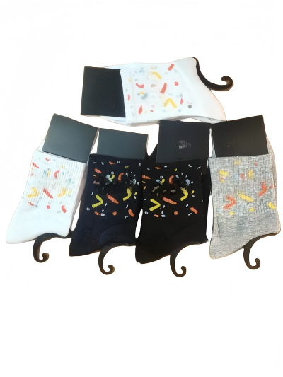 4号热销新品男款秋冬休闲中筒袜 吸汗防臭透气百搭耐磨运动商务袜八B29-4-2