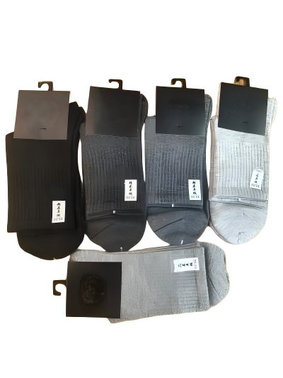 12号热销男款高档羊绒袜秋冬加绒加厚保暖中筒袜抗菌防臭吸汗羊毛袜八B30-1-2