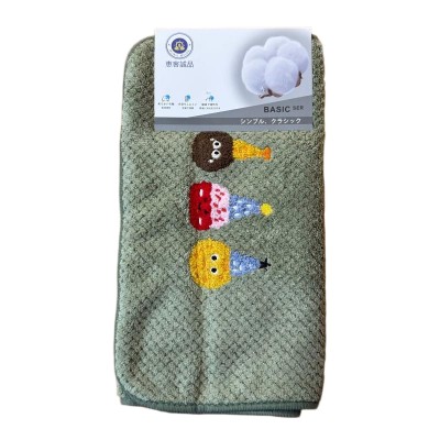 （日式品牌）070珊瑚绒生日帽毛巾纯棉吸水洗脸柔软速干不掉毛洗澡家用不起球 不掉色