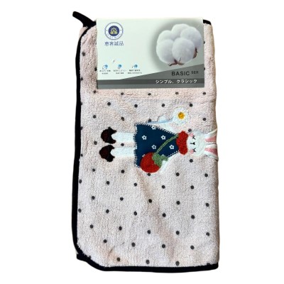 （日式品牌）073珊瑚绒美丽兔毛巾纯棉吸水洗脸柔软速干不掉毛洗澡家用不起球 不掉色