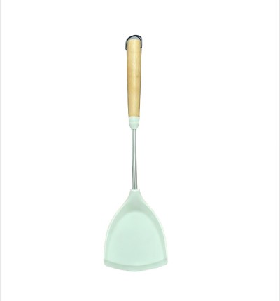 （日式品牌）雅尼木柄硅胶铲食品级硅胶铲 不粘锅专用炒菜铲家用耐高温