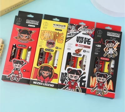 HP-0302哪吒按动中性笔 672/箱