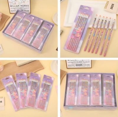 HP-0352（6支）带橡皮头书写铅笔 672/箱