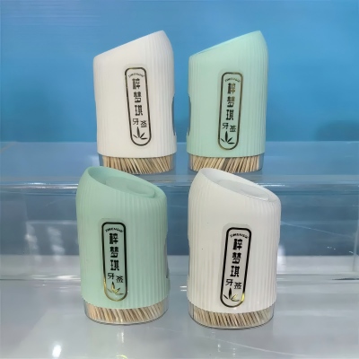 MQ-817斜滑盖家用牙签剔牙竹签木头竹签水果牙签 360/件八B32-2-2