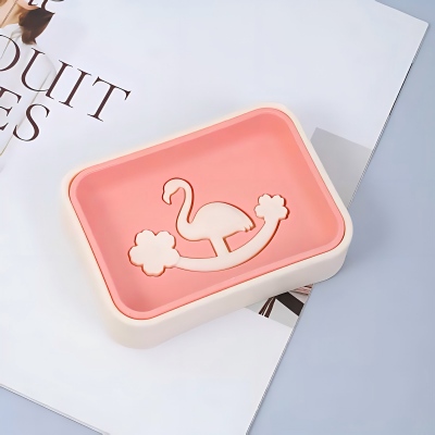 6817-（1个装）双层沥水肥皂盒浴室卫生间皂盒 240/箱