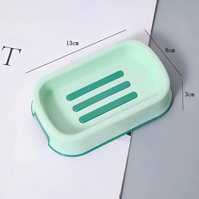 6855-（1个装）双层沥水肥皂盒浴室卫生间皂盒 240/箱