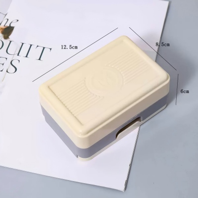 6860-（1个装）双层抽屉式沥水浴室卫生间肥皂盒 240/箱