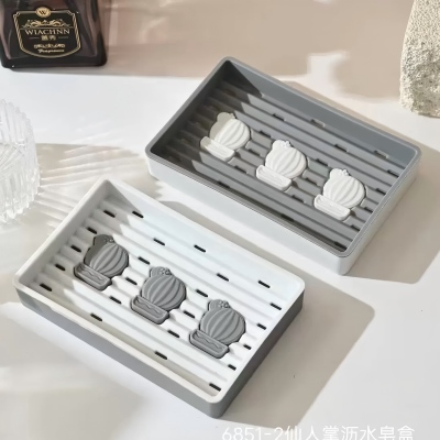 6851-（2个装）仙人掌沥水肥皂盒 160/箱