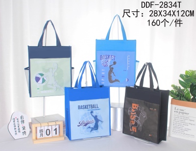 DDF-2834T新款卡通手提作业书袋大容量多功能美术包补课包160/件