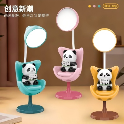QS013C卡通奶酪熊猫台灯卧室小夜灯 120/箱