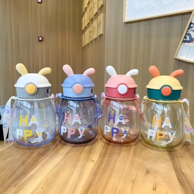500ML-9003萌兔儿童杯太空杯 60/箱