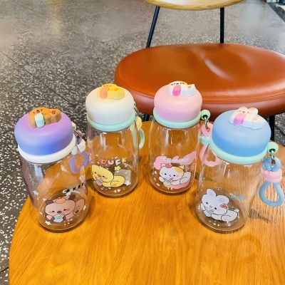 550ML-2617萌宠盖手提杯太空杯 80/箱