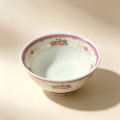 （仿瓷）010-6F贴花碗清新风碗碟盘餐具 360/件