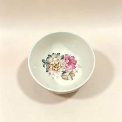 （仿瓷）007贴花碗清新风碗碟盘餐具 240/件