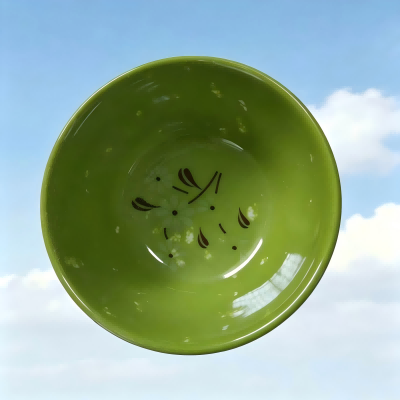 （100g仿瓷）5007玉碗清新风碗碟盘餐具 200/件