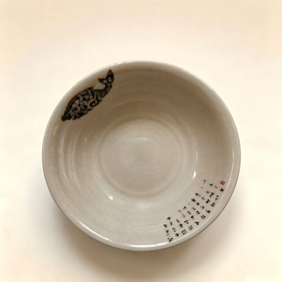 （100g仿瓷）5007鱼碗清新风碗碟盘餐具 200/件