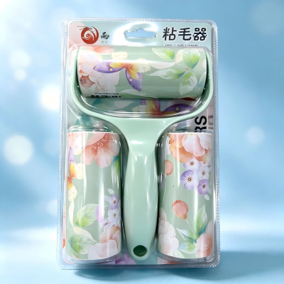 （1+3）2321印花卡装可撕式纸滚刷吸毛衣服黏毛神器粘毛器 120/箱