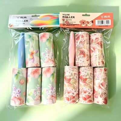 （1+5）2027可撕式纸滚刷吸毛衣服黏毛神器粘毛器套装 100/箱
