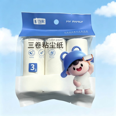 （3个芯）6291可撕式纸滚刷吸毛衣服黏毛神器粘毛纸 160/箱