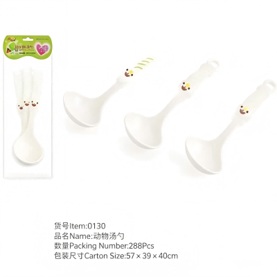 YEM-0130新款卡通动物汤勺 288/箱