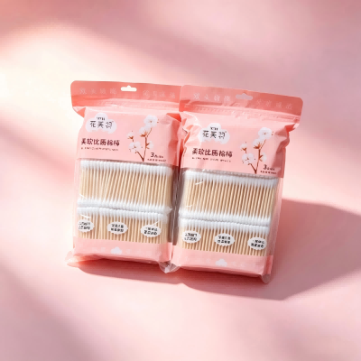 精品三连包袋装棉签 110/箱