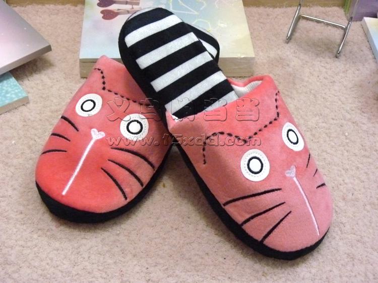 新款冬季棉拖鞋卡通毛绒拖鞋家居木地板家用男