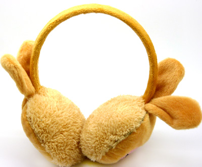 韩版秋冬 保暖耳套耳包 可爱熊猫耳罩 毛绒暖冬耳捂 卡通动物耳包