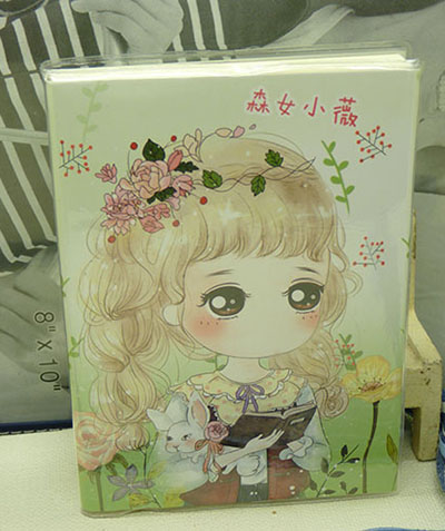 100张纸91128mm胶套本wp6451jt森系小薇