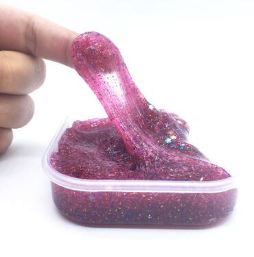 梦幻火山岩史莱姆水晶泥戳戳玻璃泥液态玻璃泥粘弹跳橡皮泥e1032